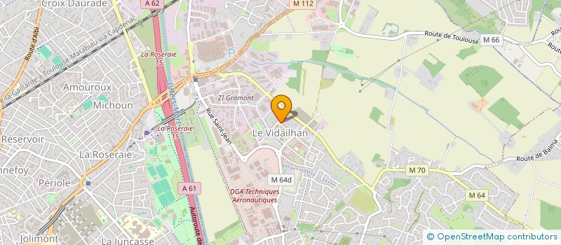 localisation de l'entreprise MONSIEUR CYRIL LAUSSU  BALMA