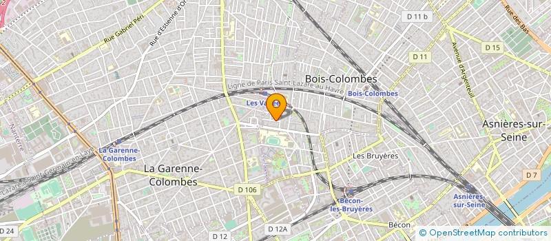 localisation de l'entreprise MONSIEUR CYRIL LAVAYSSIERES à BOIS-COLOMBES