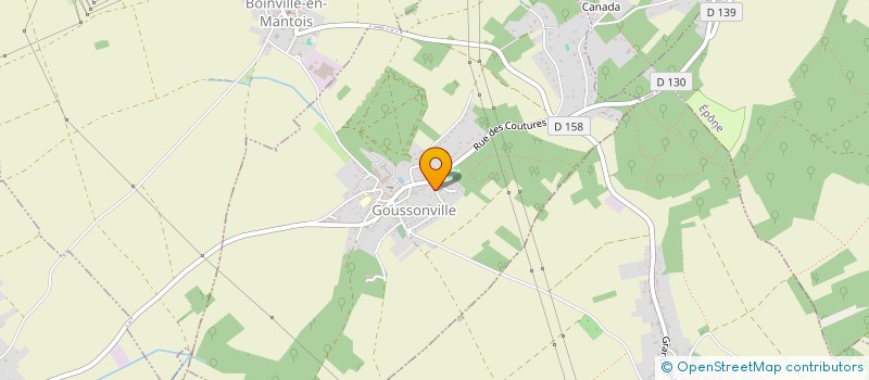 localisation de l'entreprise MONSIEUR CYRIL LE BOUVIER  GOUSSONVILLE