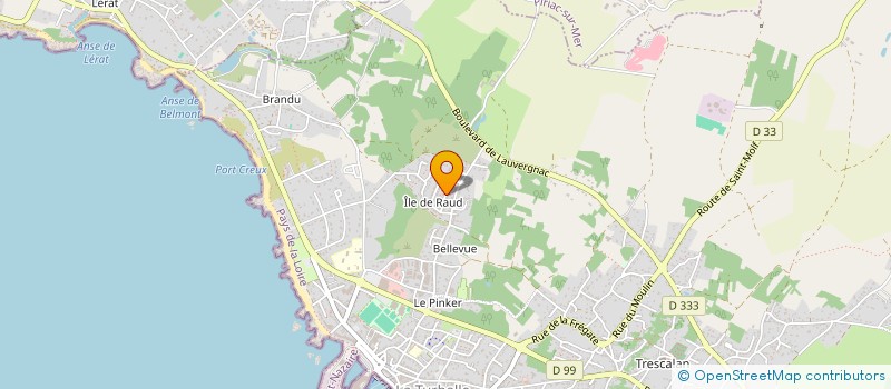 localisation de l'entreprise MONSIEUR CYRIL LE FUR  LA TURBALLE