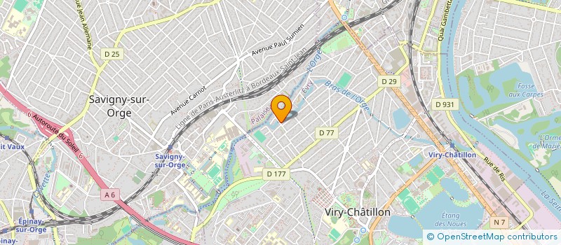 localisation de l'entreprise MONSIEUR CYRIL LE GENDRE  VIRY-CHATILLON