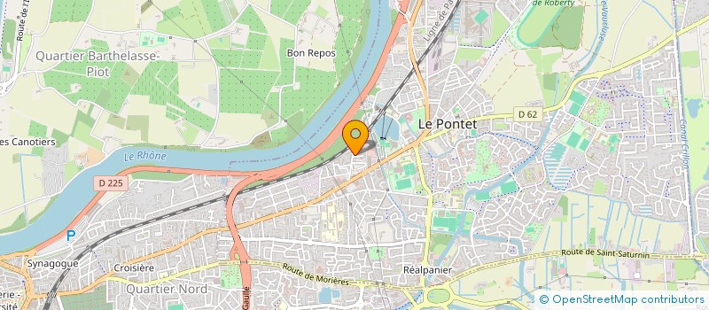 localisation de l'entreprise MONSIEUR CYRIL LE GUENNEC  LE PONTET