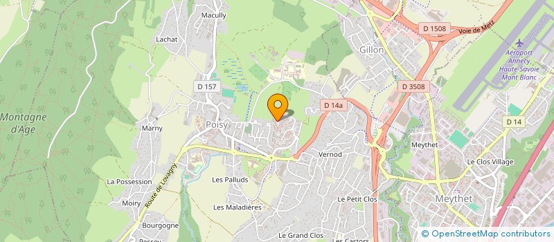 localisation de l'entreprise MONSIEUR CYRIL LE GUERN à POISY