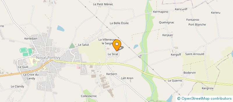 localisation de l'entreprise MONSIEUR CYRIL LE MEUR  PONTIVY