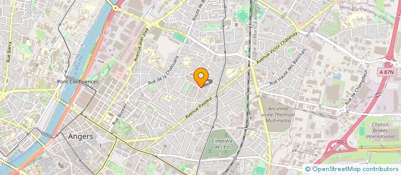 localisation de l'entreprise MONSIEUR CYRIL LE SCOUARNEC  ANGERS