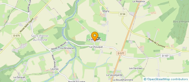 localisation de l'entreprise MONSIEUR CYRIL LEBAUDY à SOULEUVRE EN BOCAGE