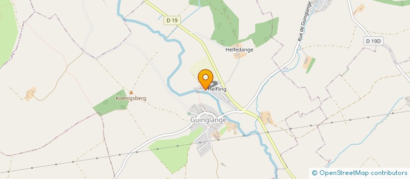 localisation de l'entreprise MONSIEUR CYRIL LEBON  GUINGLANGE