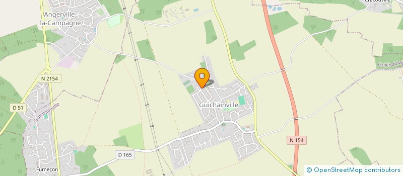 localisation de l'entreprise MONSIEUR CYRIL LEBORDAIS  GUICHAINVILLE