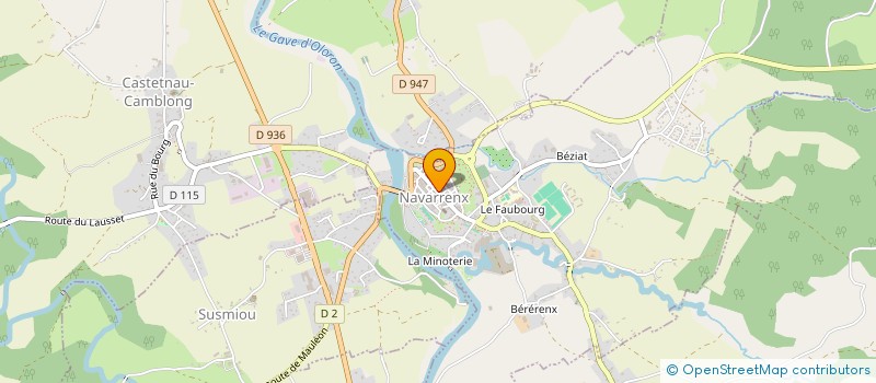 localisation de l'entreprise MONSIEUR CYRIL LEBOURGEOIS à NAVARRENX