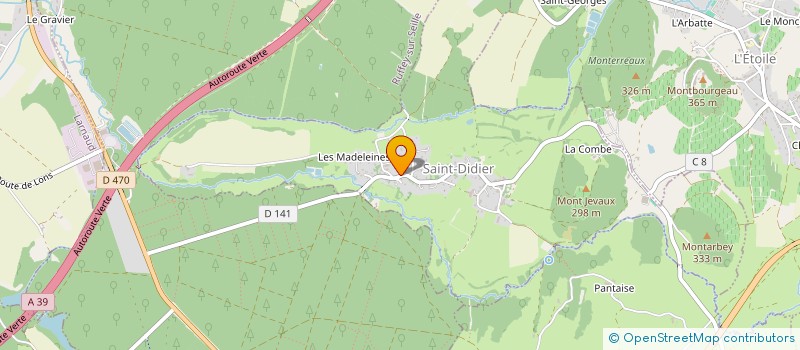 localisation de l'entreprise MONSIEUR CYRIL LECOULTRE  SAINT-DIDIER