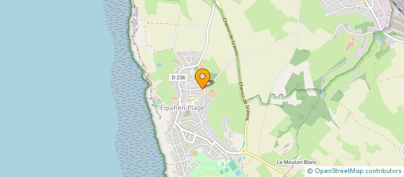 localisation de l'entreprise MONSIEUR CYRIL LECRINIER  EQUIHEN-PLAGE