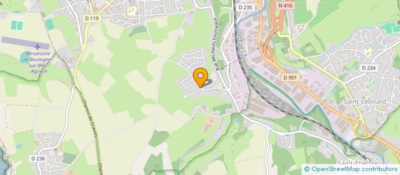 localisation de l'entreprise MONSIEUR CYRIL LEDOUX  OUTREAU