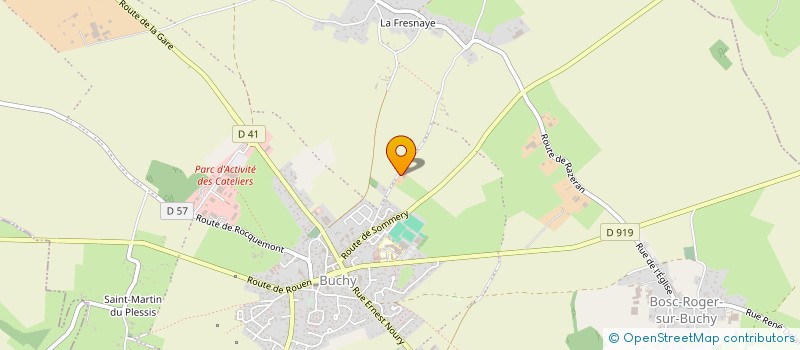 localisation de l'entreprise MONSIEUR CYRIL LEFEBVRE  BUCHY