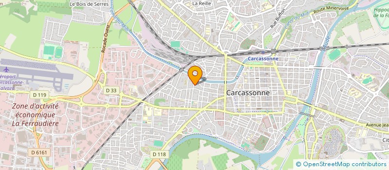 localisation de l'entreprise MONSIEUR CYRIL LEFORT  CARCASSONNE