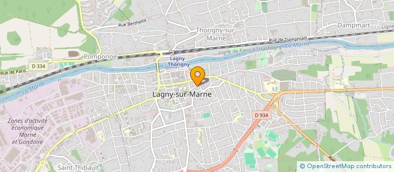 localisation de l'entreprise MONSIEUR CYRIL LEFRANC  LAGNY-SUR-MARNE