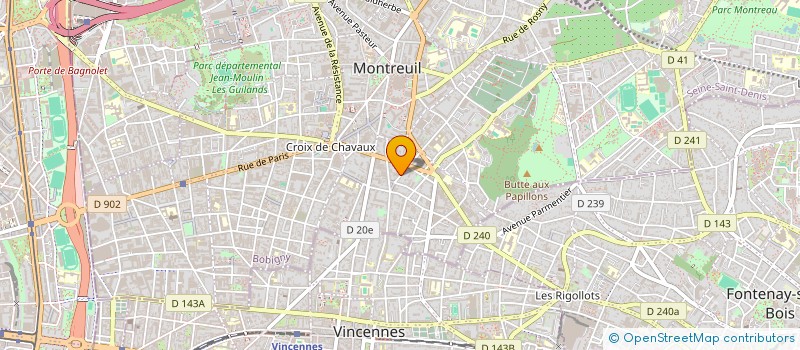 localisation de l'entreprise MONSIEUR CYRIL LEGUENNEC à MONTREUIL