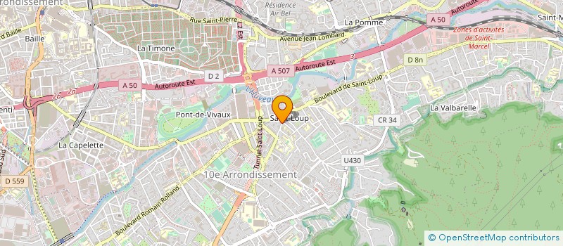 localisation de l'entreprise MONSIEUR CYRIL LEMAIRE à MARSEILLE