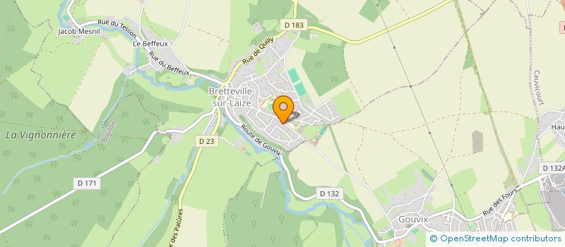 localisation de l'entreprise MONSIEUR CYRIL LEMOINE  BRETTEVILLE-SUR-LAIZE