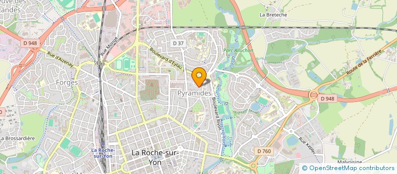 localisation de l'entreprise MONSIEUR CYRIL LENTIER à LA ROCHE-SUR-YON