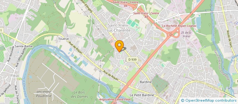 localisation de l'entreprise MONSIEUR CYRIL LEONARD  SAINT-YRIEIX-SUR-CHARENTE