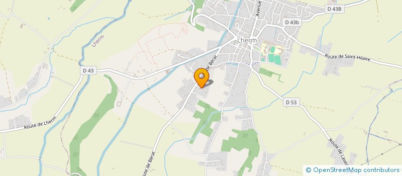 localisation de l'entreprise MONSIEUR CYRIL LEOPOLD JEAN VINCENT  LA SALVETAT ST GILLES