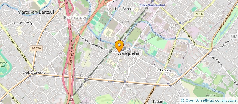 localisation de l'entreprise MONSIEUR CYRIL LEPORCQ  WASQUEHAL