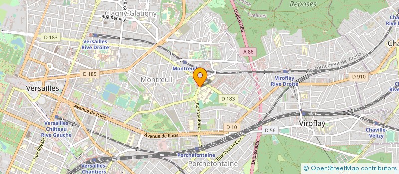 localisation de l'entreprise MONSIEUR CYRIL LESIEUR à VERSAILLES