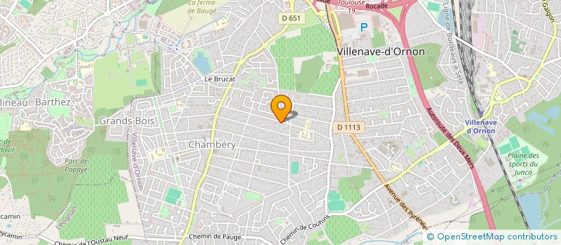 localisation de l'entreprise MONSIEUR CYRIL LESPINASSE à VILLENAVE-D'ORNON