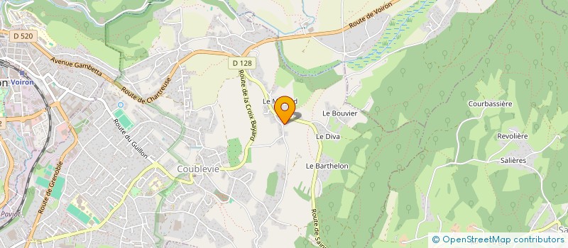 localisation de l'entreprise MONSIEUR CYRIL LEUVREY  COUBLEVIE