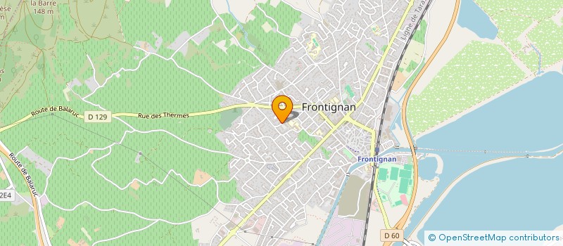 localisation de l'entreprise MONSIEUR CYRIL LEVALLOIS à FRONTIGNAN