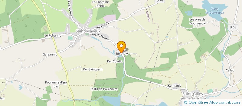 localisation de l'entreprise MONSIEUR CYRIL LEVEILLE  SAINT-MARTIN-DES-PRES