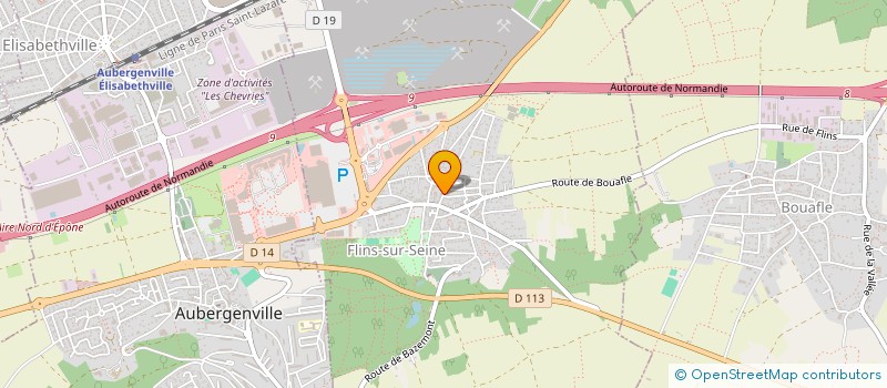 localisation de l'entreprise MONSIEUR CYRIL LEZIER  FLINS-SUR-SEINE