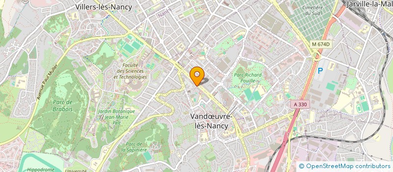 localisation de l'entreprise MONSIEUR CYRIL LHOPITAL  VANDUVRE-LES-NANCY