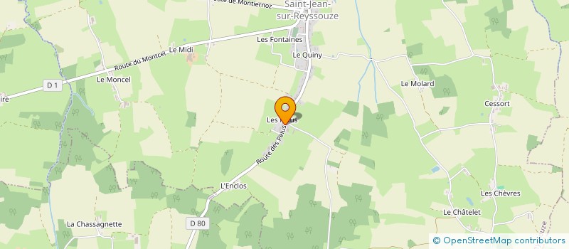 localisation de l'entreprise MONSIEUR CYRIL LHOTELAIN  SAINT-JEAN-SUR-REYSSOUZE