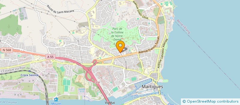 localisation de l'entreprise MONSIEUR CYRIL LIAUTAUD  MARTIGUES