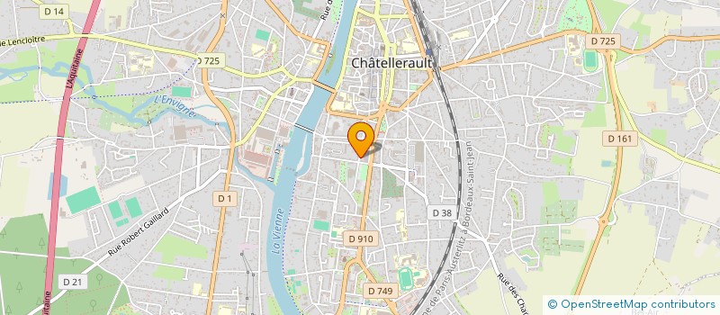localisation de l'entreprise MONSIEUR CYRIL LONGEAU à CHATELLERAULT