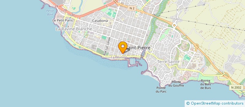 localisation de l'entreprise MONSIEUR CYRIL LOPEZ à SAINT-PIERRE
