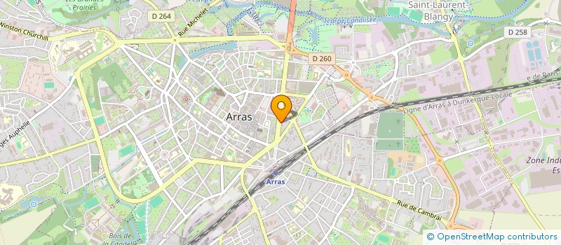 localisation de l'entreprise MONSIEUR CYRIL LOUVET à ARRAS