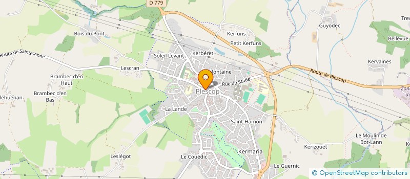 localisation de l'entreprise MONSIEUR CYRIL LOZE  PLESCOP