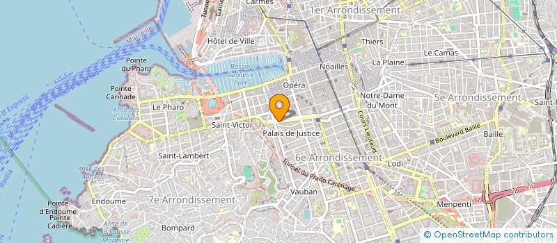 localisation de l'entreprise MONSIEUR CYRIL LUBRANO-LAVADERA  MARSEILLE