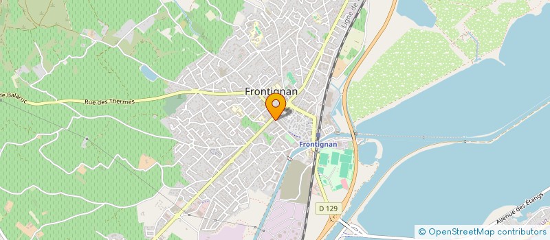 localisation de l'entreprise MONSIEUR CYRIL LUCARELLI  FRONTIGNAN