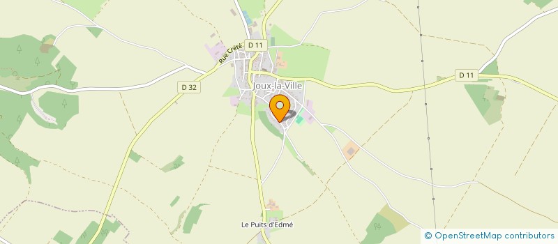 localisation de l'entreprise MONSIEUR CYRIL LUCAS  JOUX-LA-VILLE