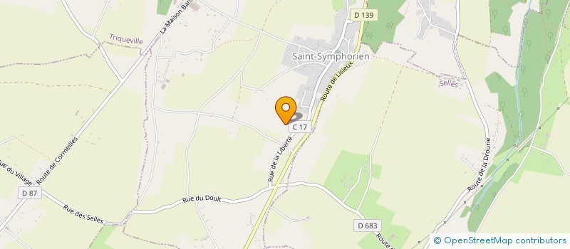 localisation de l'entreprise MONSIEUR CYRIL LUST  SAINT-SYMPHORIEN