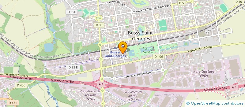 localisation de l'entreprise MONSIEUR CYRIL MACCHIALLI  BUSSY-SAINT-GEORGES