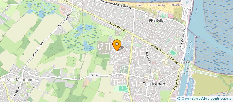 localisation de l'entreprise MONSIEUR CYRIL MADELEINE  OUISTREHAM