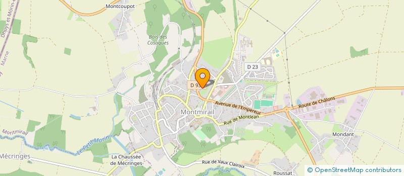 localisation de l'entreprise MONSIEUR CYRIL MAGNIN  MONTMIRAIL