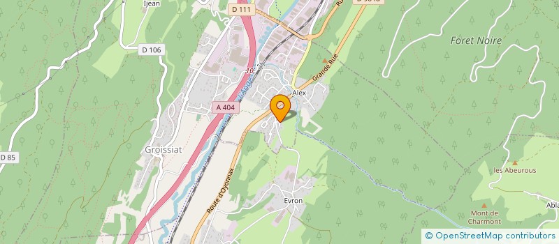 localisation de l'entreprise MONSIEUR CYRIL MAIRE à GROISSIAT