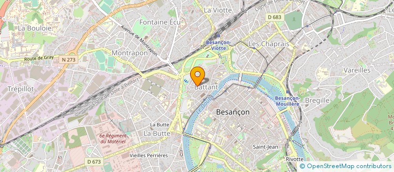 localisation de l'entreprise MONSIEUR CYRIL MAITRE à BESANCON