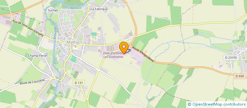 localisation de l'entreprise MONSIEUR CYRIL MALICHIER à MATHA