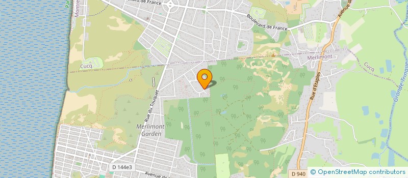 localisation de l'entreprise MONSIEUR CYRIL MALLEM  MERLIMONT